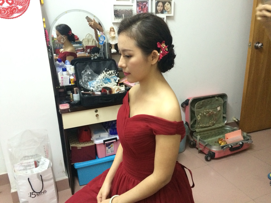 小个子试妆咯