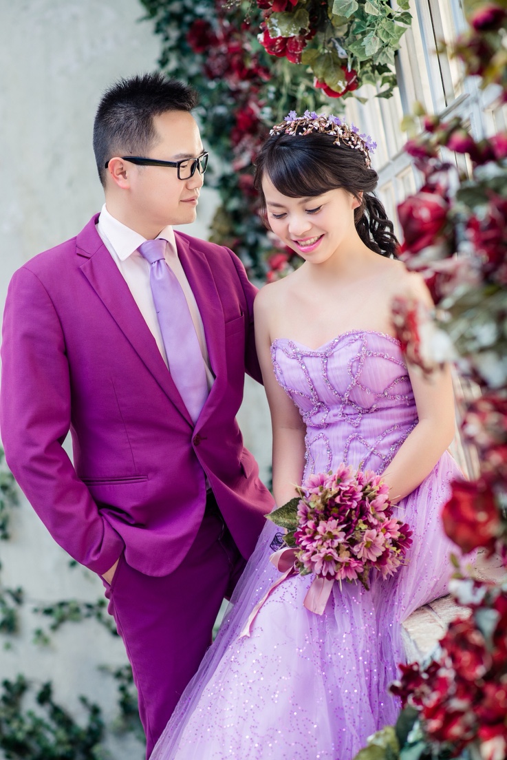 新鲜出炉的婚纱照