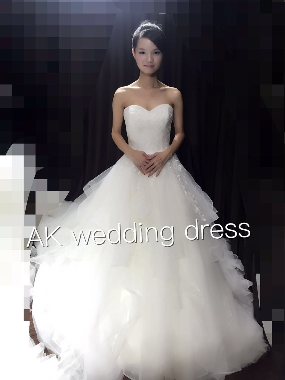 【0元活动】AK婚纱的美丽试纱路