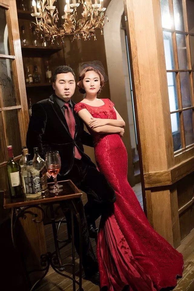 韩式复古婚纱照