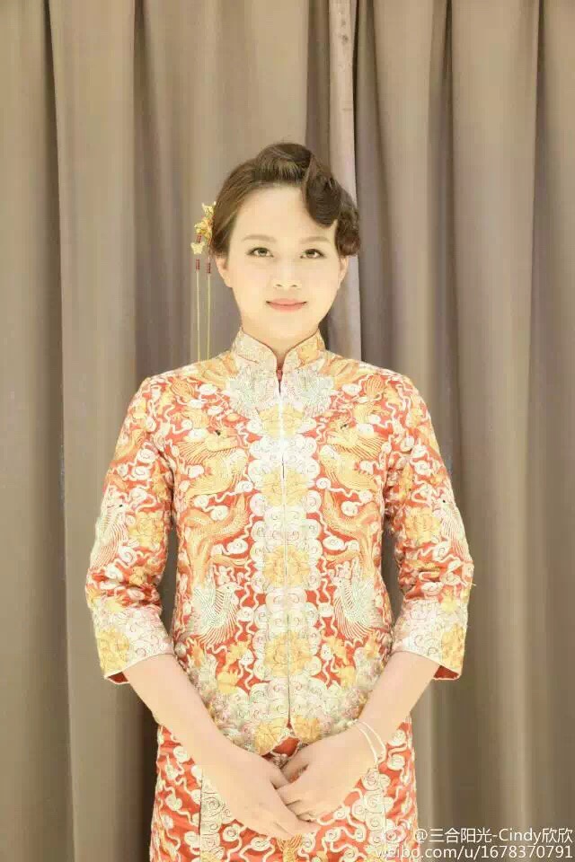龙凤褂&敬酒礼服试妆 感觉自己美美哒（不喜勿喷）